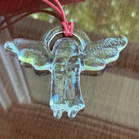 Vintage Boda Sweden Glass Angel Ornament in Original Box - Picture 7 of 12
